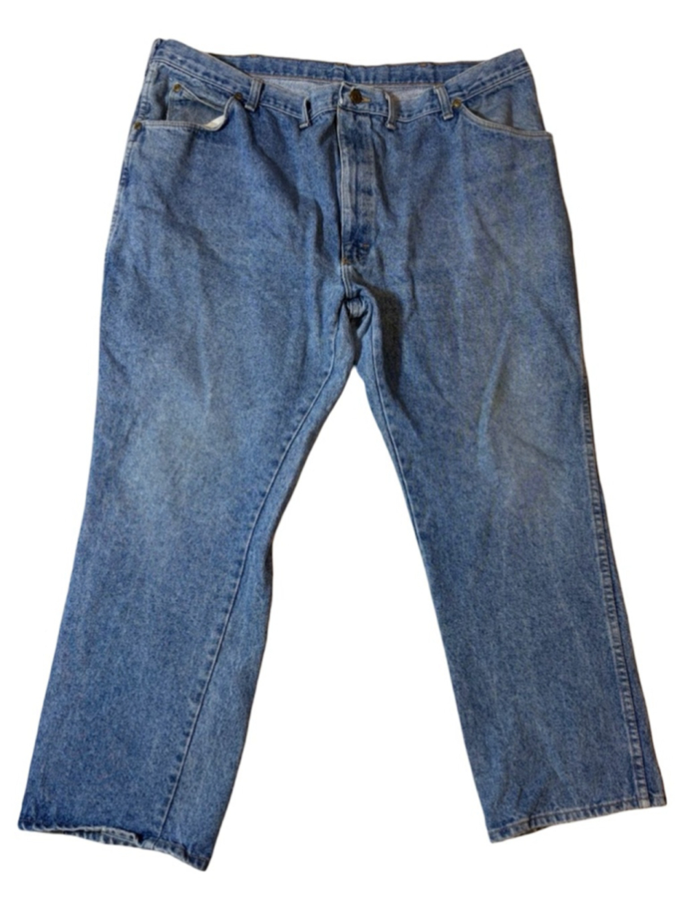 Vintage Sedgefield Jeans 46x30 USA Made Light Wash Straight Leg Denim Y2K